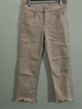 Sneak Peek Women's Dusty Rose Cropped Straight-Leg Jeans size 25